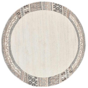 THEKO Wollteppich  Royal Natur ¦ beige ¦ Wolle ¦ Maße (cm): B: 190 H: 1,4