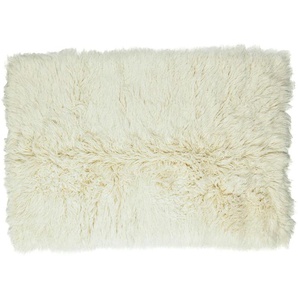 THEKO Flokati Wollteppich  Flokos ¦ beige ¦ Wolle ¦ Maße (cm): B: 190 H: 10