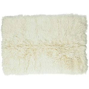 THEKO Flokati Wollteppich  Flokos ¦ beige ¦ Wolle ¦ Maße (cm): B: 250 H: 10