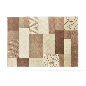 THEKO Wollteppich - braun - Wolle - 170 cm - 1,2 cm | Möbel Kraft