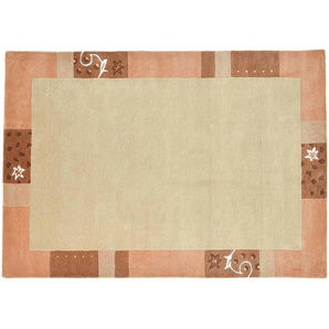 THEKO Wollteppich - gelb - Viskose - 120 cm - 1,3 cm | Möbel Kraft