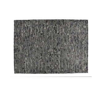 THEKO Teppich - grau - Wolle - 140 cm - 1,5 cm | Möbel Kraft