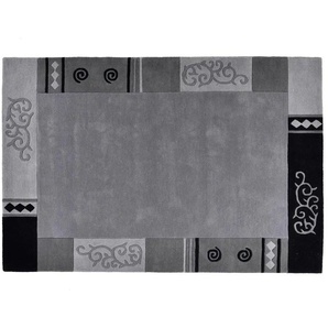 THEKO Teppich - grau - Wolle - 60 cm - 1,4 cm | Möbel Kraft