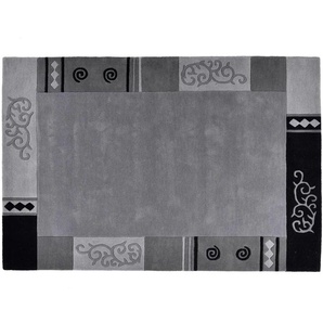 THEKO Teppich - grau - Wolle - 70 cm - 1,4 cm | Möbel Kraft