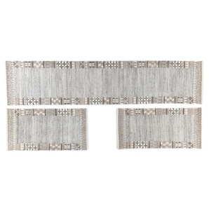 THEKO Wollteppich  Nakarta ¦ grau ¦ Wolle ¦ Maße (cm): B: 70 H: 1,2