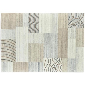 THEKO Wollteppich  Royal Natur ¦ grau ¦ Wolle ¦ Maße (cm): B: 250 H: 1