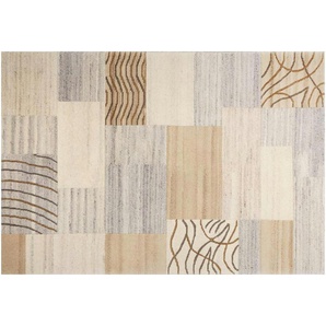 THEKO Wollteppich  Nakarta ¦ grau ¦ Wolle ¦ Maße (cm): B: 140 H: 1,2
