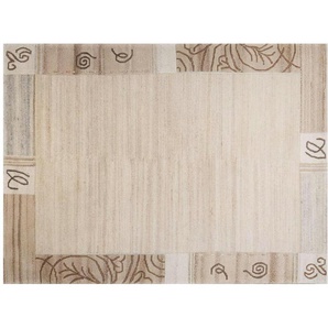 THEKO Wollteppich  Nakarta ¦ grau ¦ Wolle ¦ Maße (cm): B: 250 H: 1,2