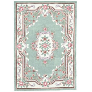 THEKO Vintageteppich  Ming ¦ grün ¦ Synthetische Fasern ¦ Maße (cm): B: 60 H: 1,4