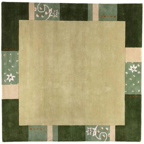 THEKO Wollteppich - grün - Wolle - 200 cm - 1,3 cm | Möbel Kraft