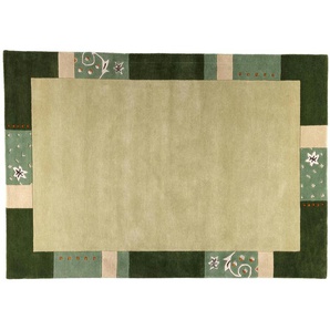 THEKO Wollteppich - grün - Viskose - 240 cm - 1,3 cm | Möbel Kraft