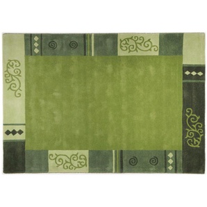 THEKO Wollteppich - grün - Wolle - 160 cm - 1,4 cm | Möbel Kraft