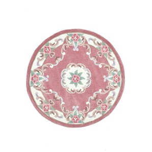 THEKO Vintageteppich  Ming ¦ rosa/pink ¦ Synthetische Fasern ¦ Maße (cm): B: 190 H: 1,4