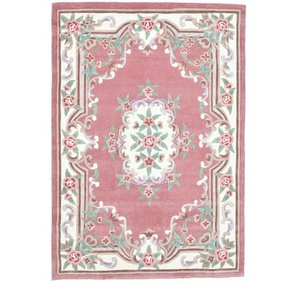 THEKO Vintageteppich  Ming ¦ rosa/pink ¦ Synthetische Fasern ¦ Maße (cm): B: 160 H: 1,4