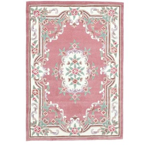 THEKO Vintageteppich  Ming ¦ rosa/pink ¦ Synthetische Fasern ¦ Maße (cm): B: 240 H: 1,4