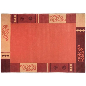 THEKO Teppich   ¦ rot ¦ Wolle ¦ Maße (cm): B: 190 H: 1,4