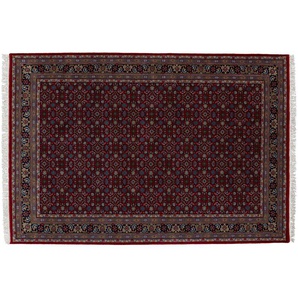 THEKO Orientteppich  Benares ¦ rot ¦ Wolle ¦ Maße (cm): B: 250 H: 1,2