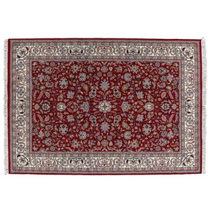 THEKO Orientteppich  Benares ¦ rot ¦ Wolle ¦ Maße (cm): B: 250 H: 1,2