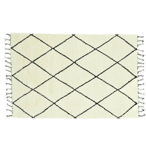 THEKO Berberteppich - schwarz - Wolle - 140 cm - 2,4 cm | Möbel Kraft