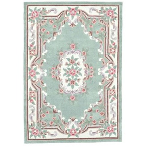 THEKO Vintageteppich - grün - Synthetische Fasern - 90 cm - 1,4 cm | Möbel Kraft