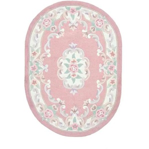 THEKO Vintageteppich - rosa/pink - Synthetische Fasern - 120 cm - 1,4 cm | Möbel Kraft
