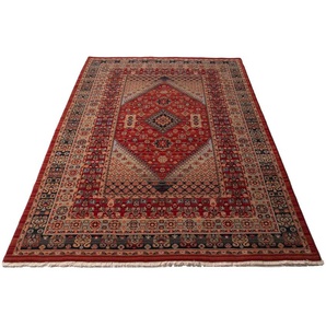 Wollteppich - rot - Wolle - 120 cm | Möbel Kraft