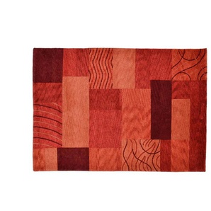 THEKO Wollteppich - rot - Wolle - 190 cm - 1,2 cm | Möbel Kraft