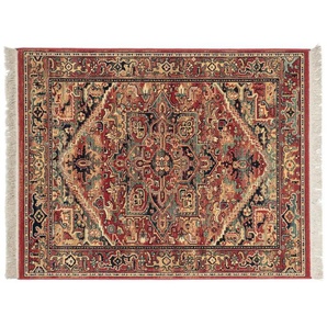 THEKO Wollteppich - rot - Wolle - 200 cm - 1,2 cm | Möbel Kraft