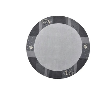 THEKO Wollteppich - silber - Wolle - 200 cm - 1,3 cm | Möbel Kraft