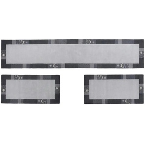 THEKO Wollteppich - silber - Wolle - 70 cm - 1,3 cm | Möbel Kraft