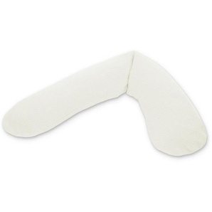 Theraline Stillkissen Original Feinstrick , Creme , Textil , ca. 42 L , Füllung: Mikroperlen, Polystyrol , 190x40 cm , Oeko-Tex® Standard 100 , Bezug abnehmbar, waschbar, schadstoffgeprüft, mit Reißverschluss , Babyernährung, Stillkissen