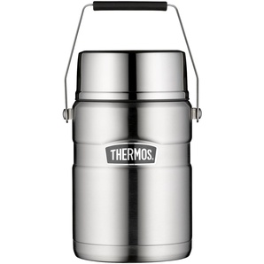 Thermobehälter THERMOS Stainless King Lebensmittelaufbewahrungsbehälter silberfarben (edelstahlfarben) Thermoschüsseln 1,2 Liter