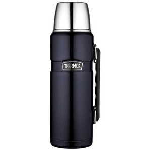 Thermos Isolierflasche Stainless King, Dunkelblau, Metall, 1,2 L, 1.2 cm, doppelwandig, schlag- und bruchfest, lebensmittelecht, Vakuum, 100% dicht,