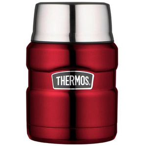 Thermos ISOLIERSPEISEGEFÄß Stainless King Food Container, Rot, Metall, 0,71 L, BPA-frei, doppelwandig, schlag- und bruchfest, lebensmittelecht,