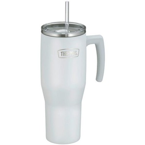 Thermos Thermobecher Refreshing Series, Weiß, Metall, 1,1 L, BPA-frei, doppelwandig, hält warm, kalt, rostfrei, schadstofffrei, Kaffee & Tee, Tassen,