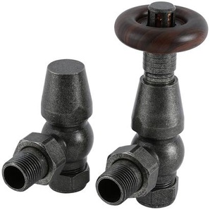 Thermostatische Winkelventile Klassisch, Paar – Zinnoptik – Regent Hudson Reed