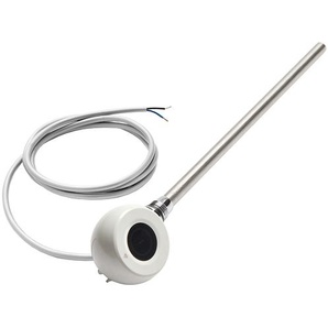 Thermostatisches WLAN-Heizelement für vertikale Heizkörper - Weiß | 800Watt zur Festverdrahtung - ECOSO by Hudson Reed