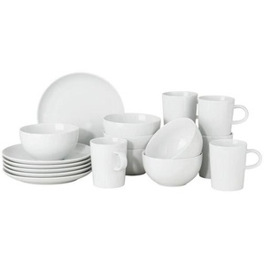 Thomas Frühstücksservice Cucina - Bianca, Weiß, Keramik, 18-teilig, 34.3x24.7x34.2 cm, Essen & Trinken, Geschirr, Geschirr-Sets, Kaffeeservice