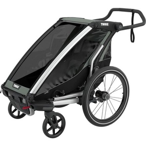 Thule Fahrradanhänger Charoit Lite 1, Grün, Metall, 64.5x89-112x85.5 cm, Freizeit, Sport & Fitness, Fahrräder