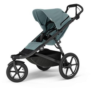 Thule Jogger Urban Glide 3, Hellblau, Textil, 35x63x91 cm, Feststellbremse, Fußstütze abklappbar, Federung, 5-Punkte-Gurt, Handbremse, für Babyschale