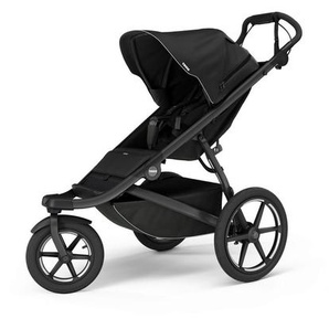 Thule Jogger Urban Glide 3, Schwarz, Textil, 35x63x91 cm, Feststellbremse, Fußstütze abklappbar, Federung, 5-Punkte-Gurt, Handbremse,