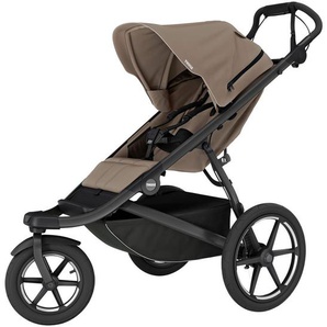 Thule Jogger Urban Glide 3, Taupe, 69x115x123 cm, Feststellbremse, Federung, 5-Punkte-Gurt, Handbremse, für Babyschale geeignet, Transportsicherung,