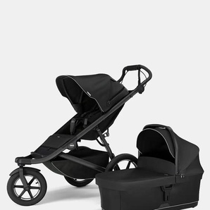 Thule Urban Glide 3 – Kombi Kinderwagen 2in1 Bundle inkl. Babywanne – Black on Black 193255