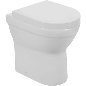 Vereg Tiefspül-WC Cozy, bodenstehend, Abgang waagerecht, Set, Stand-WC erhöht inkl. WC-Sitz