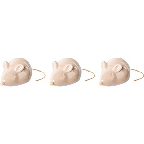 Tierfigur CREATIV HOME Deko-Figur Maus Dekofiguren Gr. B/H/T: 13,5 cm x 8 cm x 6,5 cm, rosa Tierfiguren