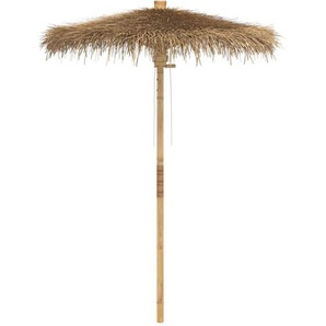 Tiki-Schirm mit Bananenblatt-Dach 150 cm Bambus vidaXL