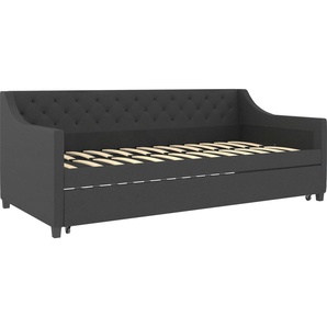 Timbers Ausziehbett Kempton, mit Rautenheftung, gepolstert, 2 Liegeflächen je 90x200 cm