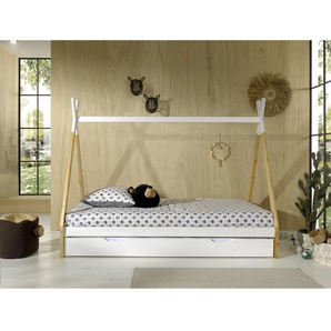 Ausziehbares Tagesbett mit Schubladen, 90 x 200 cm