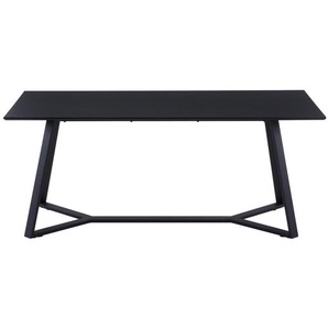 Tisch 180x90 cm, MDF Tischplatte mit Metallgestell - Holztisch