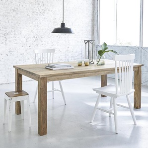 Tisch aus massivem recyceltem Teakholz 8 Pers.
